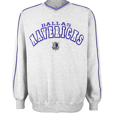 NBA (Lee) - Dallas Mavericks Embroidered Sweatshirt 1990s Medium