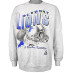 NFL (Americas Favorites for Magic Johnson Ts) - Detroit Lions Sweatshirt 1996 X-Large Vintage Retro Football