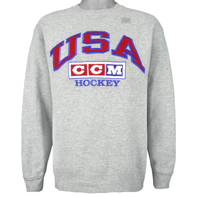 Vintage (CCM) - Team USA Hockey Sweatshirt 1990s Large