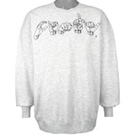 Vintage (Jerzees) - CINDY, American Sign Language Crew Neck Sweatshirt 1990s X-Large Vintage Retro