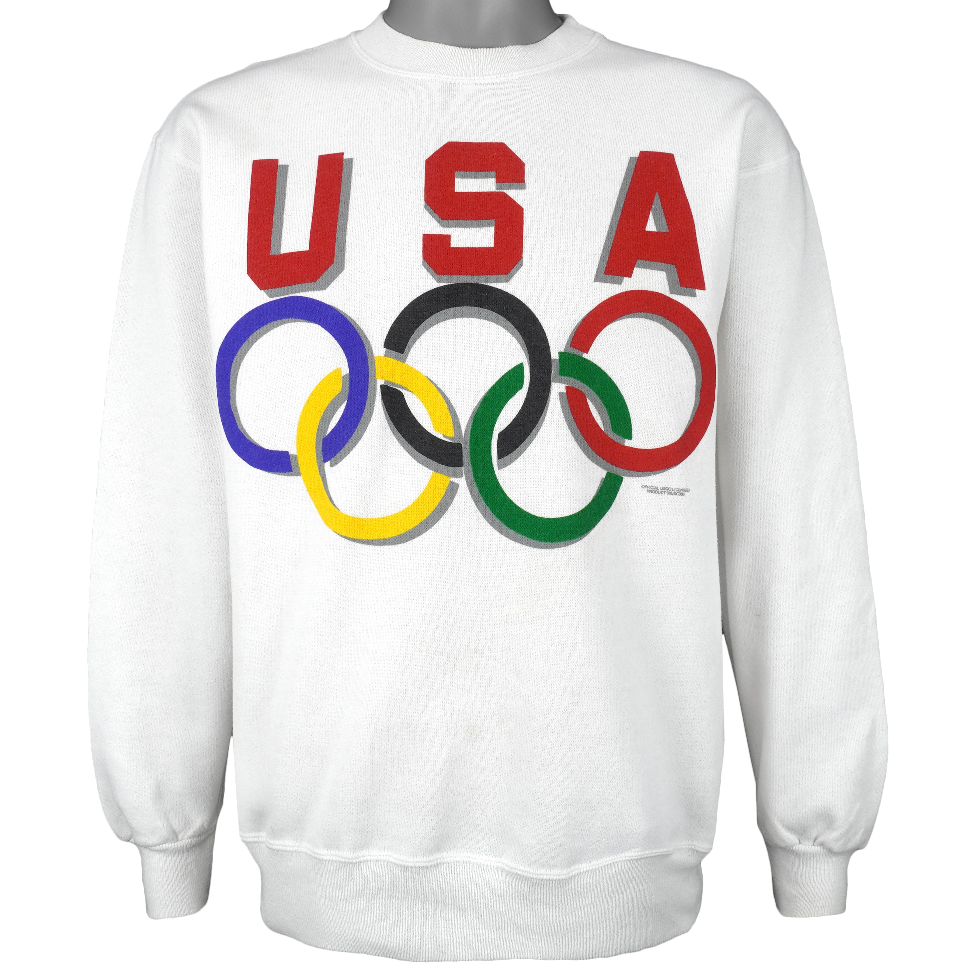 Vintage (Hanes) - USA, Olympic Crew Neck Sweatshirt 1996 Medium Vintage Retro