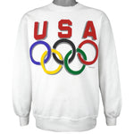 Vintage (Hanes) - USA, Olympic Crew Neck Sweatshirt 1996 Medium Vintage Retro