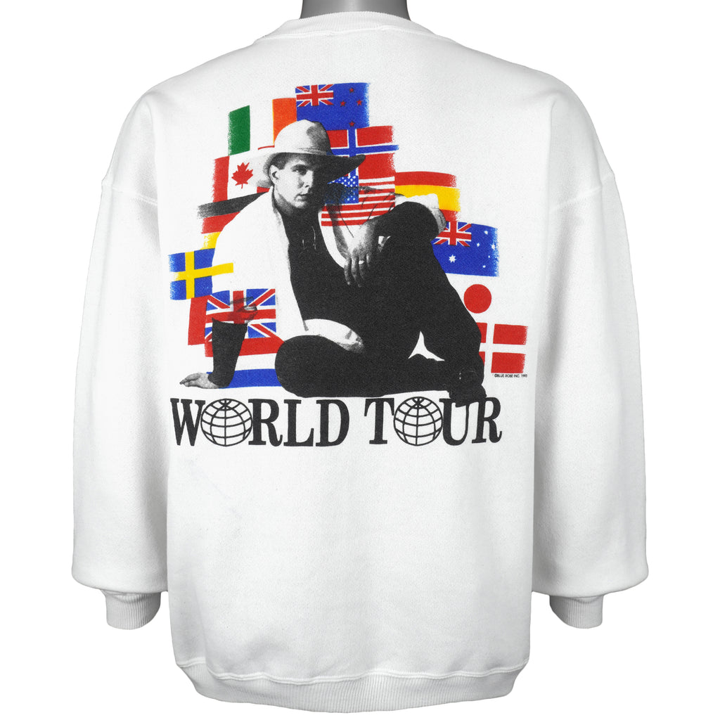 Vintage - Garth Brooks World Tour Crew Neck Sweatshirt 1993 Large Vintage Retro