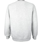 Marvel - White Big Print Crew Neck Sweatshirt Medium Vintage Retro