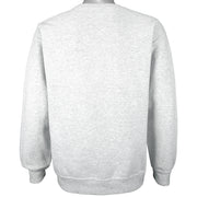 Marvel - White Big Print Crew Neck Sweatshirt Medium Vintage Retro