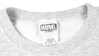 Marvel - White Big Print Crew Neck Sweatshirt Medium Vintage Retro
