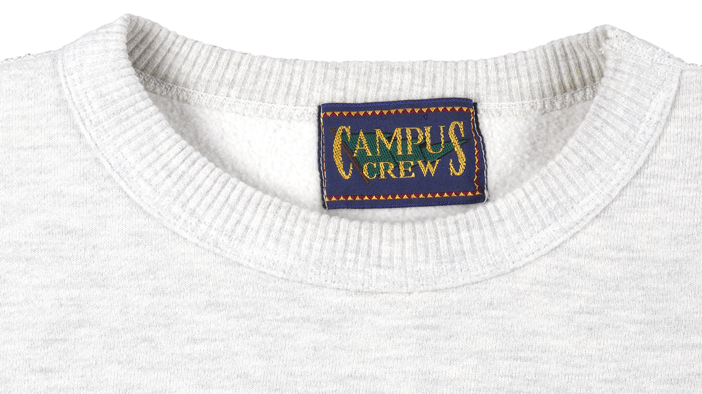 Vintage (Campus Crew) - Waterloo Warriors Crew Neck Sweatshirt 1990s X-Large Vintage Retro Football College