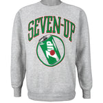 Vintage - Seven-Up Crew Neck Sweatshirt 1990s Medium