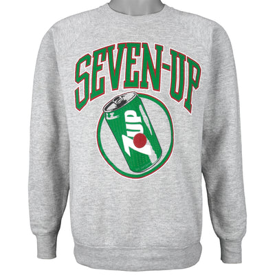 Vintage - Seven-Up Crew Neck Sweatshirt 1990s Medium