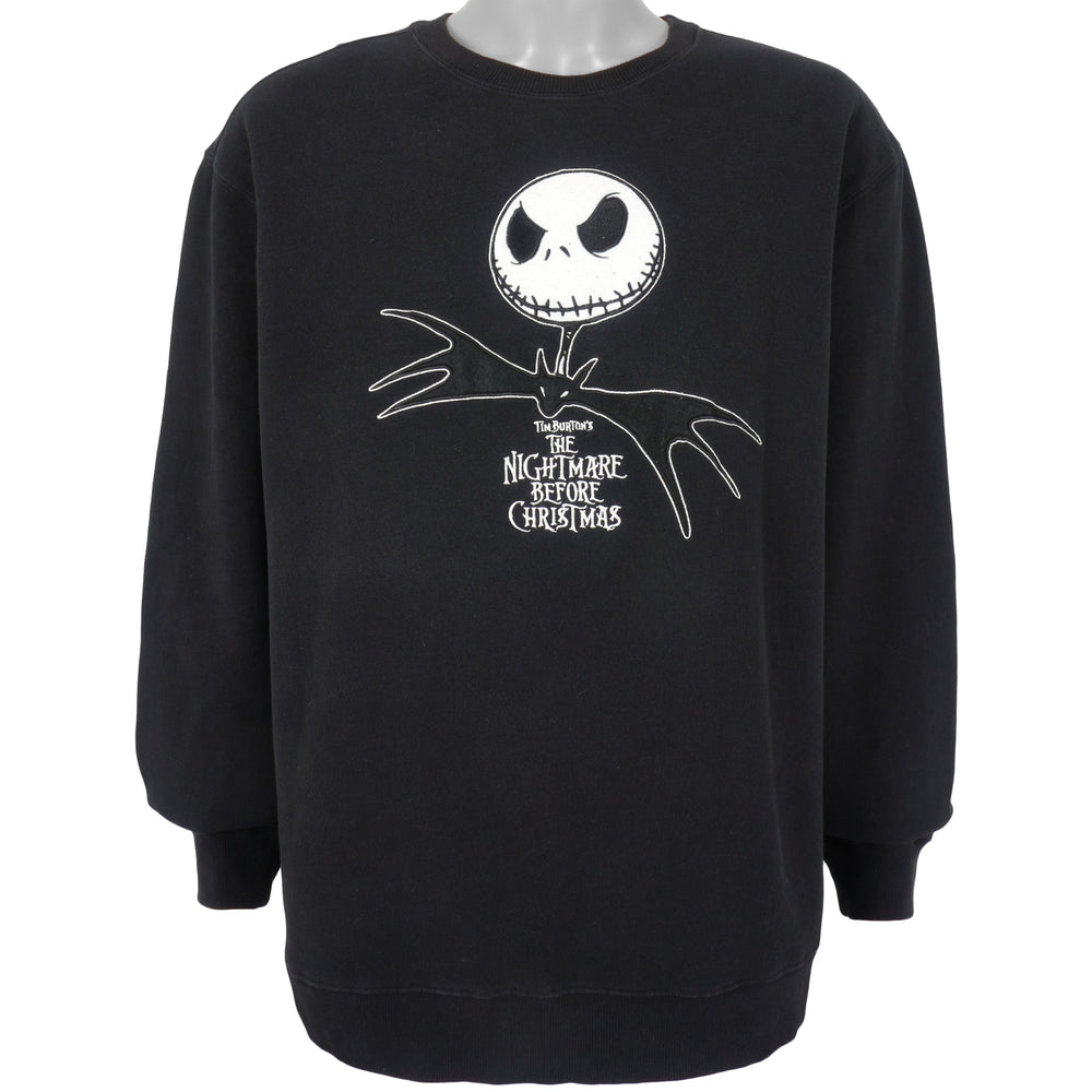 Disney - Tim Burtons, The Nightmare Before Christmas Sweatshirt 1990s Large Vintage Retro