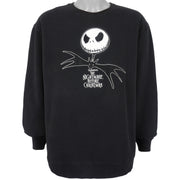 Disney - Tim Burtons, The Nightmare Before Christmas Sweatshirt 1990s Large Vintage Retro