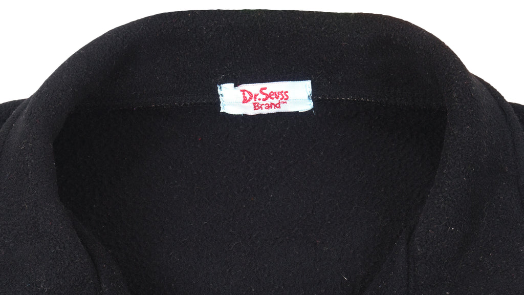 Vintage (Seuss Brand) - Grinch 1/4 Zip Fleece Sweatshirt 1990s Large Vintage Retro