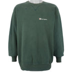 Champion - Green Classic Crew Neck Sweatshirt 1990s X-Large