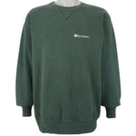 Champion - Green Classic Crew Neck Sweatshirt 1990s X-Large