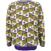 NFL - Minnesota Vikings Diagram Reversible Crew Neck Sweatshirt 1990s Medium Vintage Retro Football