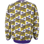 NFL - Minnesota Vikings Diagram Reversible Crew Neck Sweatshirt 1990s Medium Vintage Retro Football