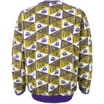 NFL - Minnesota Vikings Diagram Reversible Crew Neck Sweatshirt 1990s Medium Vintage Retro Football