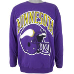 NFL - Minnesota Vikings Diagram Reversible Crew Neck Sweatshirt 1990s Medium Vintage Retro Football