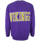 NFL - Minnesota Vikings Diagram Reversible Crew Neck Sweatshirt 1990s Medium Vintage Retro Football