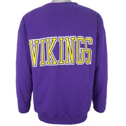 NFL - Minnesota Vikings Diagram Reversible Crew Neck Sweatshirt 1990s Medium Vintage Retro Football