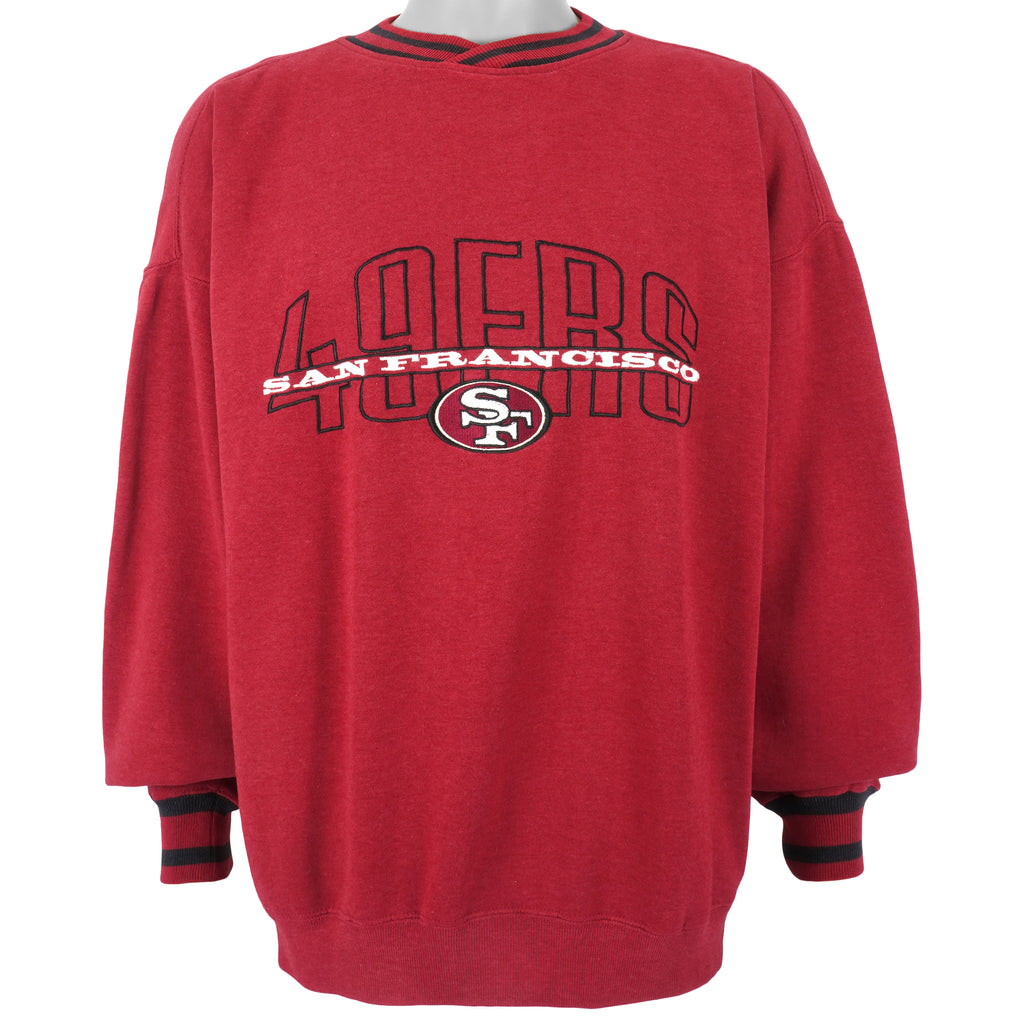 Starter - San Francisco 49ers Embroidered Sweatshirt 1990s X-Large Vintage Retro Football