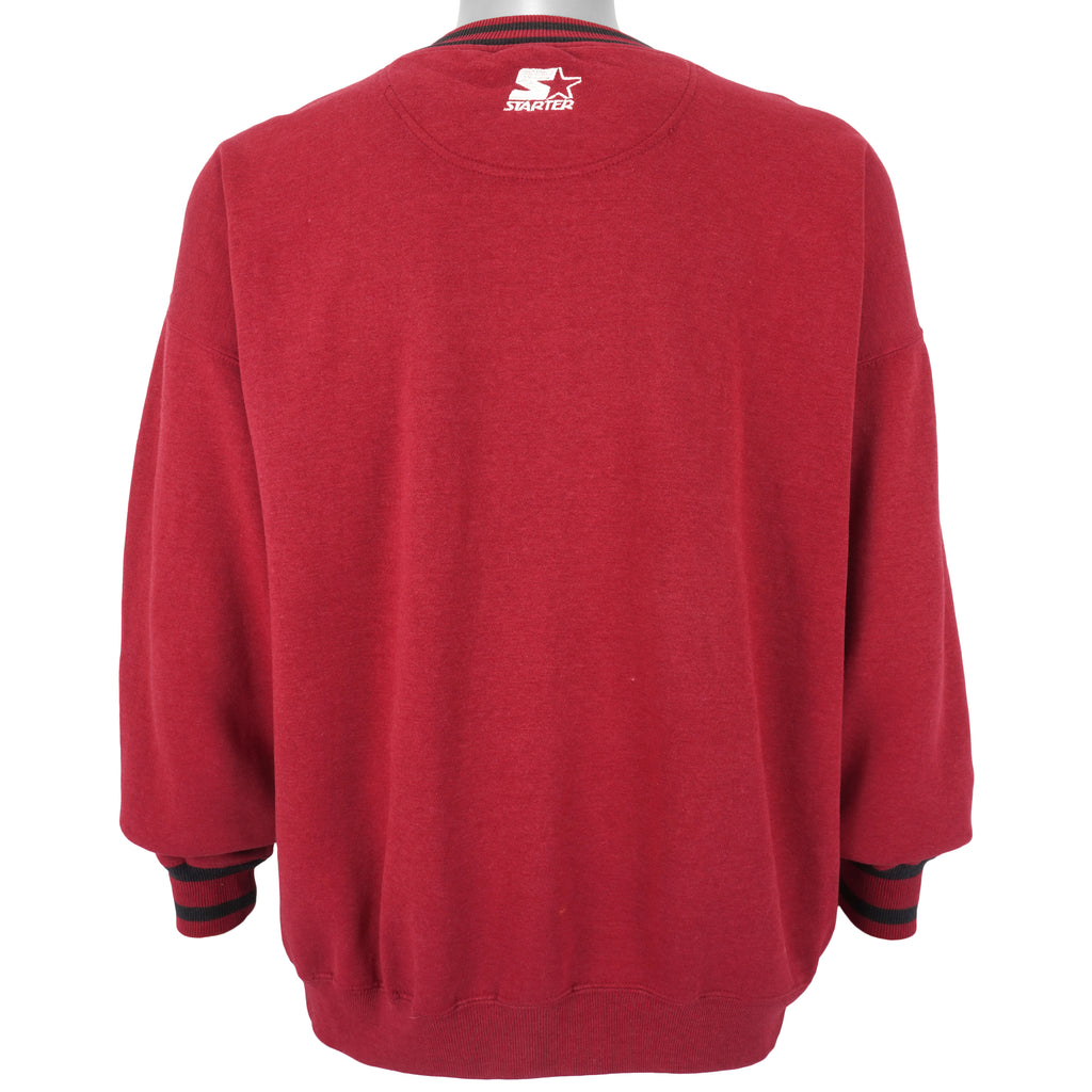 Starter - San Francisco 49ers Embroidered Sweatshirt 1990s X-Large Vintage Retro Football