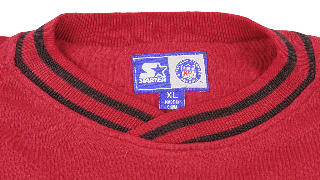Starter - San Francisco 49ers Embroidered Sweatshirt 1990s X-Large Vintage Retro Football