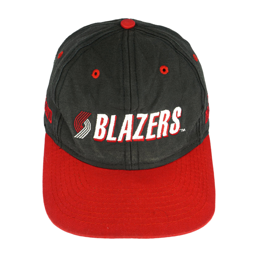 NBA (Competitor) - Portland Blazers Snap Back Hat 1990s Vintage Retro Basketball