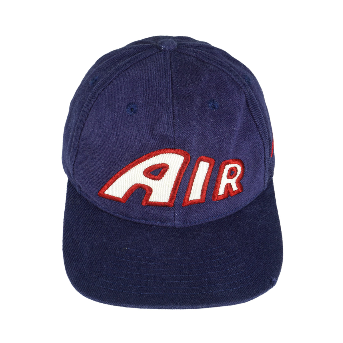 Nike - Blue Air Spell-Out Adjustable Hat 1990s OSFA Vintage Retro