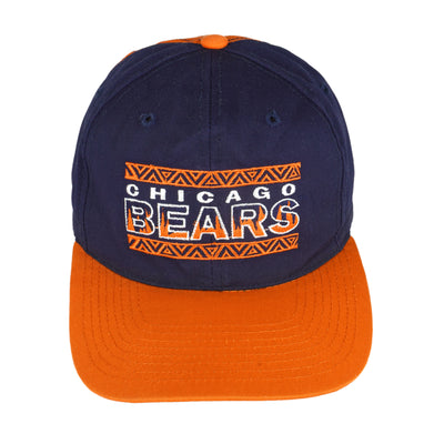NFL (Team NFL) - Chicago Bears Embroidered Snapback Hat 1990s OSFA