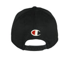 Champion - Black Spell-Out Snap Back Hat 1990s OSFA Vintage Retro
