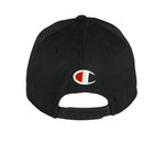 Champion - Black Spell-Out Snap Back Hat 1990s OSFA Vintage Retro
