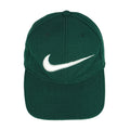 Nike - Green Big Logo Snap Back Hat 1990s OSFA Vintage Retro