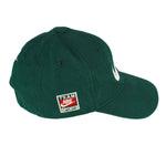 Nike - Green Big Logo Snap Back Hat 1990s OSFA Vintage Retro