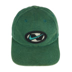 Nike - Green Snap Back Hat 1990s OSFA Vintage Retro