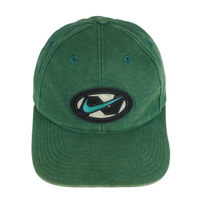 Nike - Green Snapback Hat 1990s OSFA