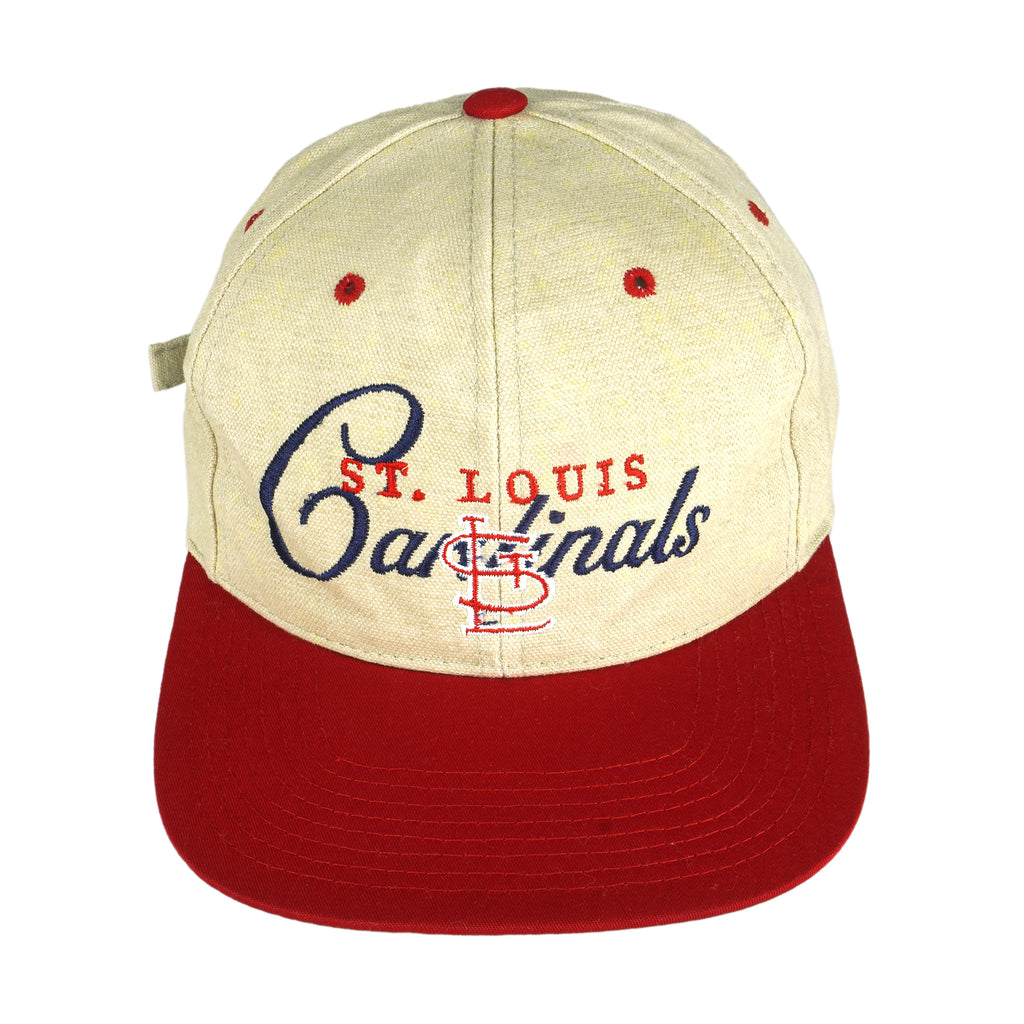 MLB (Outdoor Cap) - St. Louis Cardinals Adjustable Hat 1990s OSFA Vintage Retro Baseball