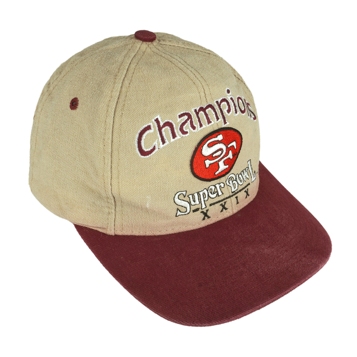 NFL (Logo Athletic) - San Francisco 49ers Snap Back Hat 1995 OSFA Vintage Retro Football