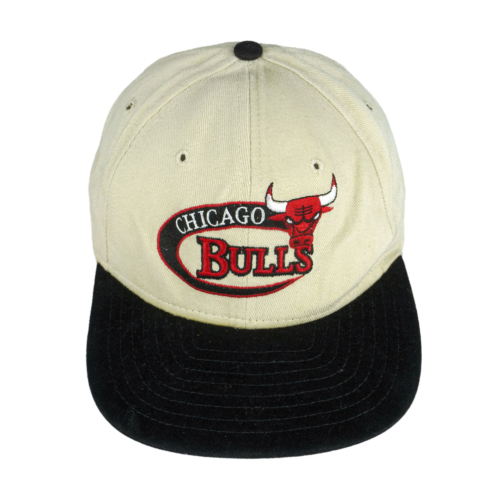 NBA (New Era) - Chicago Bulls Snap Back Hat 1990s OSFA Vintage Retro Basketball