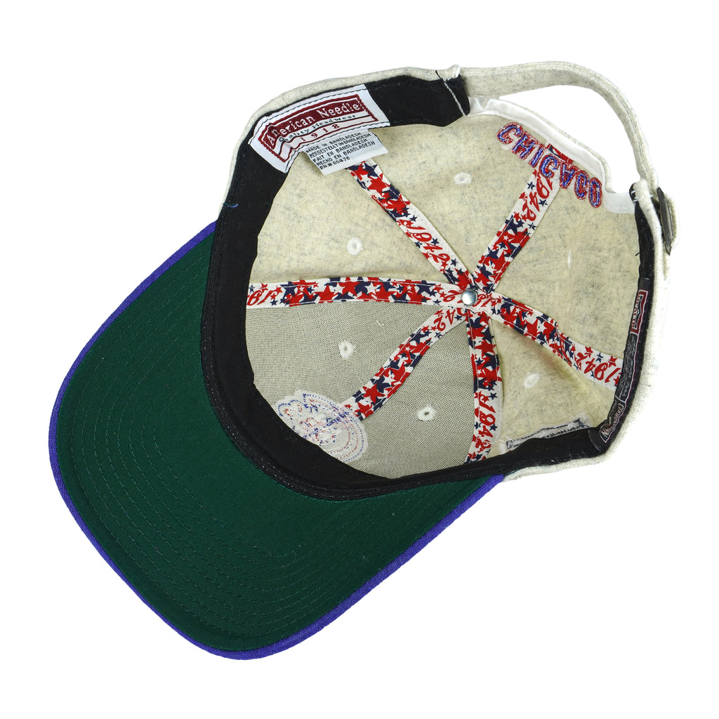 MLB (American Needle)- Chicago Cubs Adjustable Hat 1990s OSFA Vintage Retro Baseball
