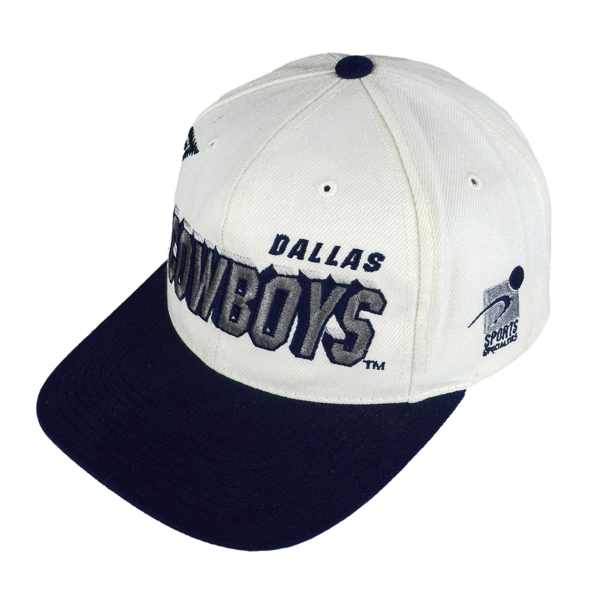 NFL (Sports Specialties) - Dallas Cowboys Snap Back Hat Deadstock 1990s OSFA Vintage Retro Football