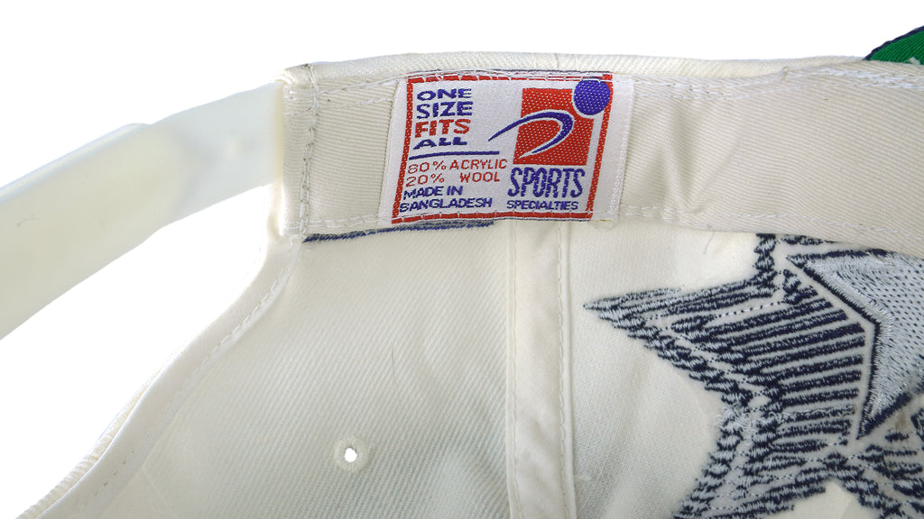 NFL (Sports Specialties) - Dallas Cowboys Snap Back Hat Deadstock 1990s OSFA Vintage Retro Football