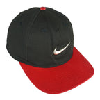 Nike - Black Big Logo Adjustable Hat 1990s OSFA Vintage Retro