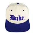 NCAA (New Era) - Duke Blue Devils Snap Back Hat 1990s Medium/Large Vintage Retro Basketball College