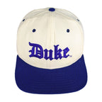 NCAA (New Era) - Duke Blue Devils Snap Back Hat 1990s Medium/Large Vintage Retro Basketball College
