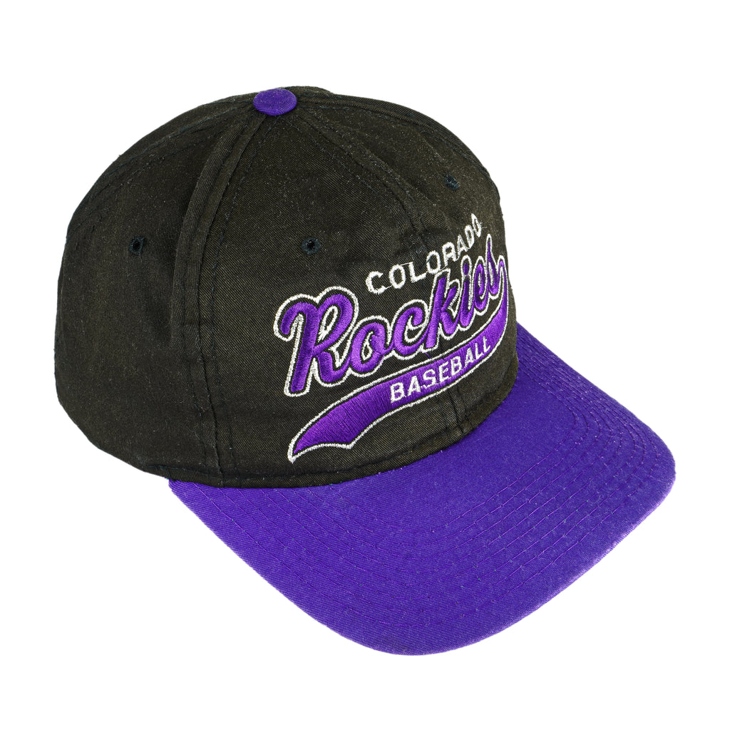 MLB (Starter) - Colorado Rockies Snap Back Hat 1990s OSFA Vintage Retro Baseball
