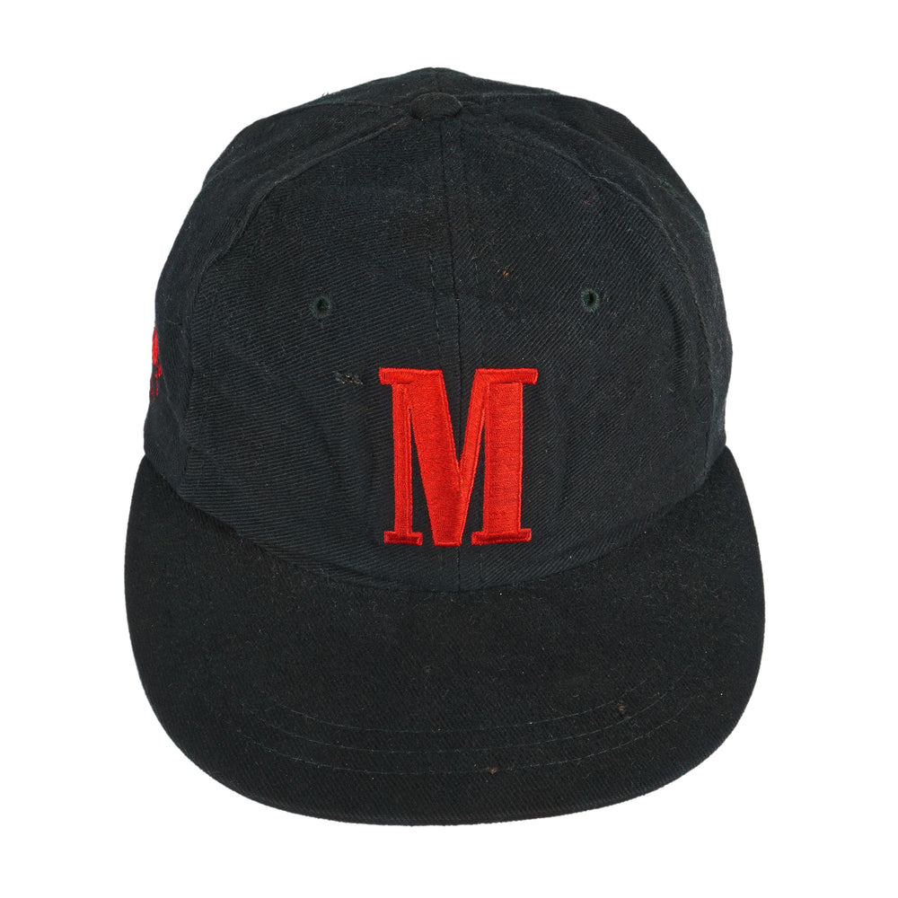 Marlboro (Vanguard) - Black Big Logo Adjustable Hat OSFA Vintage Retro