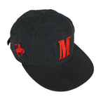 Marlboro (Vanguard) - Black Big Logo Adjustable Hat OSFA Vintage Retro