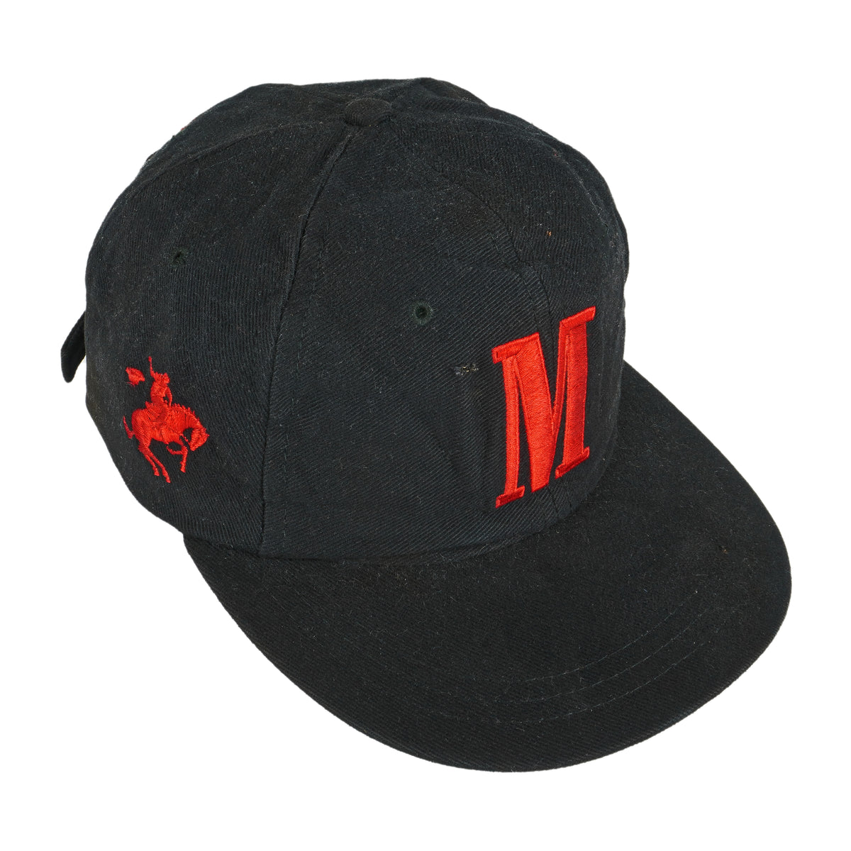 Marlboro (Vanguard) - Black Big Logo Adjustable Hat OSFA Vintage Retro