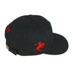 Marlboro (Vanguard) - Black Big Logo Adjustable Hat OSFA Vintage Retro